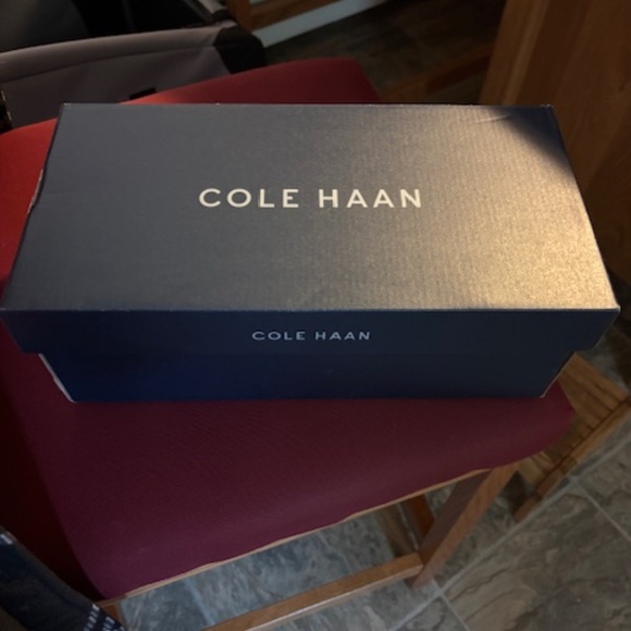 SOLD***COLE HAAN Men's Leather Nantucket Cross Sandals New in Box - Picture 2 of 7